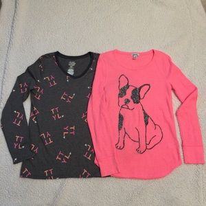 3 Old Navy LS Tees - 14 Plus
